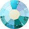 Preciosa&reg MAXIMA Crystal No Hotfix Flatback Stones, Czech Crystal, Dura Foiling, Round(438 11 615 Chaton Rose), 60230 200 Blue Zircon AB, SS6(1.9~2.1mm)