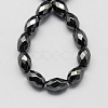 Magnetic Synthetic Hematite Beads Strands G-Q922-8x5mm-1