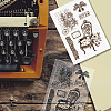 Custom PVC Plastic Clear Stamps DIY-WH0618-0090-5