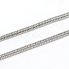 Tarnish Resistant 304 Stainless Steel Round Snake Chains X1-CHS-L001-163-2mm-1