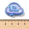 Opaque Resin Cabochons RESI-F049-01D-3