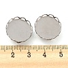 304 Stainless Steel Brooch Base Settings FIND-D035-03A-P-3