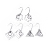 Non-Tarnish Stainless Steel Dangle Earrings AJEW-JB00503-M-1