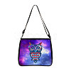 Owl Printed Polyester Shoulder Bags PW-WG8B7D6-02-1