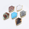 Natural & Synthetic Gemstone Pendants G-L482-A-1