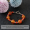 Resin Imitation Amber Beads CRES-TA0001-17-11