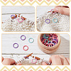  60Pcs Alloy Knitting Stitch Marker Rings FIND-NB0003-46-3