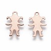 304 Stainless Steel Charms STAS-H436-56RG-2