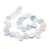 Natural Aquamarine Beads Strands G-E569-P03-2