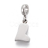 304 Stainless Steel Charms STAS-F259-025P-2