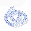 Round Handmade Clear Lampwork Beads Strands LAMP-G150-02B-3