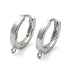 Brass Hoop Earrings Finding KK-H455-62P-1