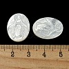 Carved Natural White Shell Cabochons SSHEL-N038-08C-02-3