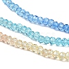 Transparent Painted Glass Beads Strands DGLA-A034-T1mm-A13-4