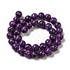 Synthetic Gemstone Dyed Beads Strands G-P507-03B-03-3