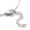 304 Stainless Steel Curved Bar Link Chain Bracelets BJEW-K266-13P-3
