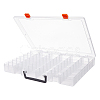 48 Grids Transparent Polypropylene(PP) Storage Box Organizer CON-WH0089-60A-1