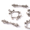 Tibetan Style Alloy Toggle Clasps X-LF5127Y-2