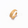 Spray Painted Alloy Cuff Rings RJEW-T011-12-RS-3