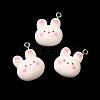 Cartoon Opaque Resin Pendants RESI-R440-02-1