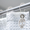 Iron Shower Curtain Rings for Bathroom HJEW-PH01661-02-5