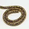 Electroplate Non-magnetic Synthetic Hematite Beads Strands X-G-J160-E-02-2