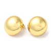Rack Plating Brass Half Round Stud Earrings EJEW-Q766-07G-1