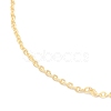 Brass Cable Chain Necklaces X-MAK-H102-01G-4