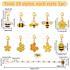 Bee & Honeycomb Theme DIY Knitting Tools HJEW-SC00023-2