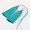 Nylon Tassels Big Pendant Decorations X-HJEW-G010-A18-1