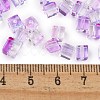 Spray Painted Glass Seed Beads SEED-A034-01J-4