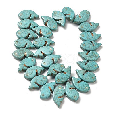 Synthetic Turquoise Beads Strands G-P507-22A-1