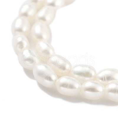 Natural Cultured Freshwater Pearl Beads Strands PEAR-P062-01F-1