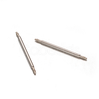 Tarnish Resistant Stainless Steel Double Flanged Spring Bar Watch Strap Pins STAS-M231-07-1