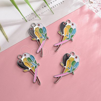 Alloy Enamel Pendants EA2867Y-1