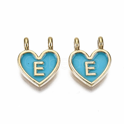 Alloy Enamel Charms ENAM-T012-02E-RS-1