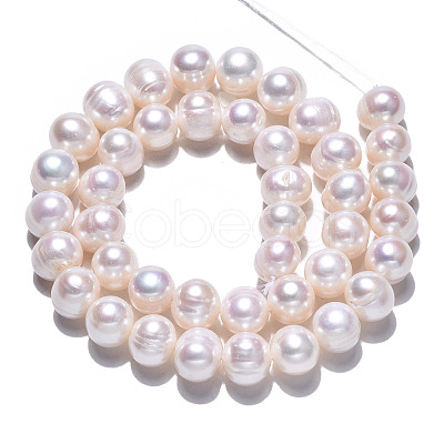 Natural Cultured Freshwater Pearl Beads Strands PEAR-N013-10A-1