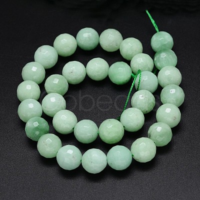 Glass Imitation Myanmar Jade Beads Strands G-O094-12-4mm-1-1