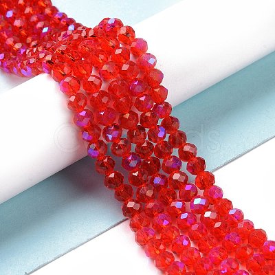 Electroplate Glass Beads Strands EGLA-A034-T6mm-L05-1