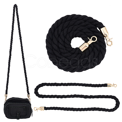 Thin Braided Cotton Bag Strap FIND-WH0049-18C-1