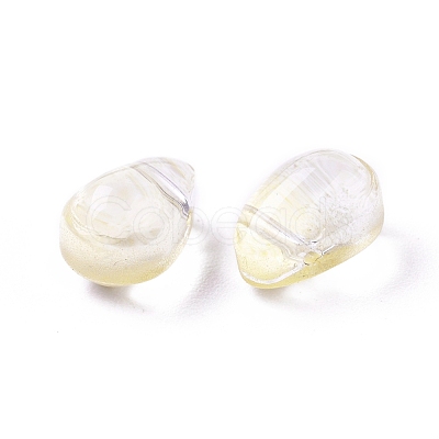 Transparent Glass Charms GLAA-L027-L02-1