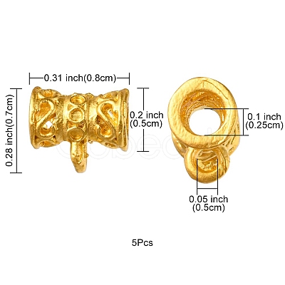 Hollow Alloy Tube Bails FIND-YW0002-20-1