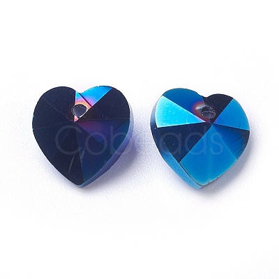 Romantic Valentines Ideas Glass Charms X-G030V10mm-19-1