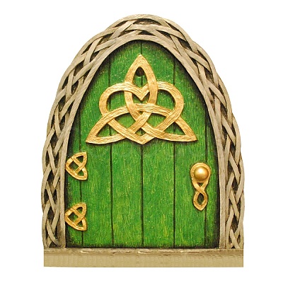 Dollhouse Wood Fairy Garden Door PW-WG12545-04-1