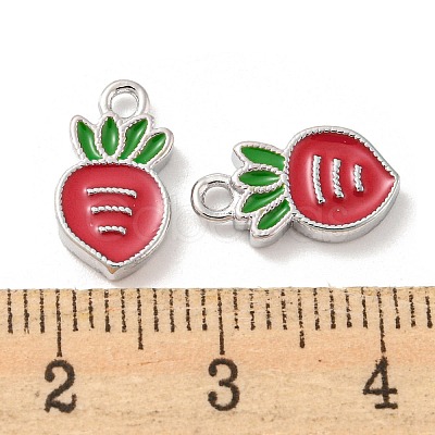 Brass Enamel Charms KK-Q809-21P-1