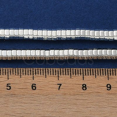 Electroplated Synthetic Non-Magnetic Hematite Beads Strands G-U003-04-1