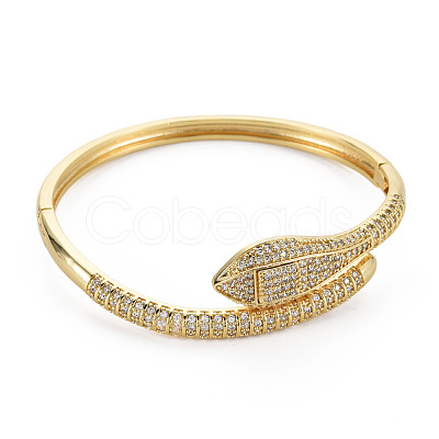 Snake Bangles for Women BJEW-Q700-004-NF-1