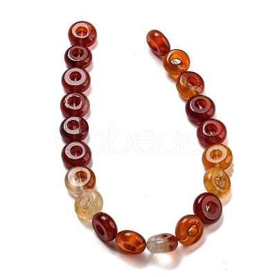 Natural Red Agate Beads Strands G-P536-A06-01-1