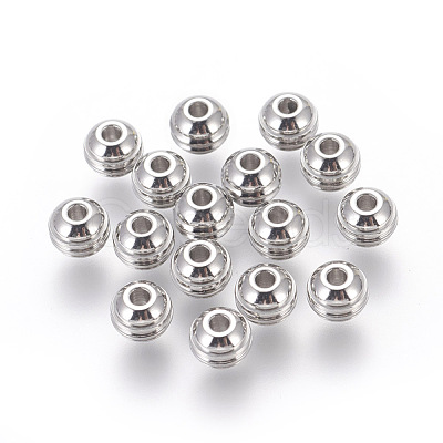 Tarnish Resistant 201 Stainless Steel Beads STAS-E451-34P-1