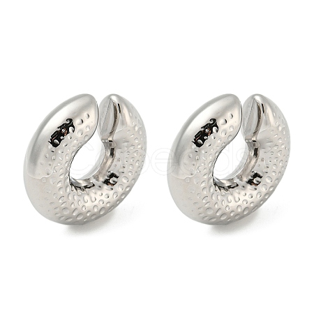 Non-Tarnish 304 Stainless Steel Cuff Earrings EJEW-G377-04A-1